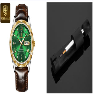 Leather Belt Men's Luxury Fashion Quartz Wrist Watch