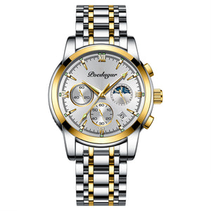 Multifunctional Men's Watch Luminous Waterproof Quartz Wrist Watch