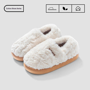 Indoor Home Warm And Anti-slip Cotton Slippers For Men
