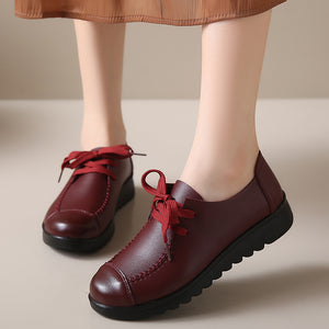 Women's Work Black Flat Soft Sole Anti-slip Shoes