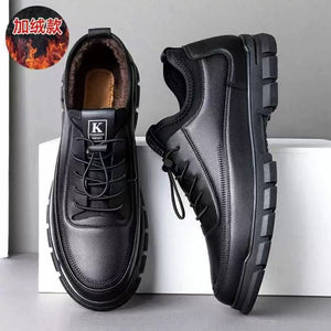Business Formal Leather Shoes Black Casual Soft Upper