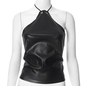 Halter Slim Top Sleeveless Outerwear