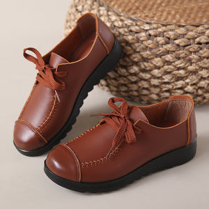 Women's Work Black Flat Soft Sole Anti-slip Shoes