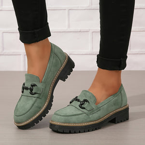 Women's Loafers With Horsebit Decoration