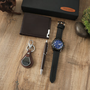 Black Large Dial Business Gift Box Set