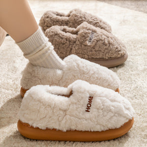 Indoor Home Warm And Anti-slip Cotton Slippers For Men