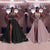 New One-Shoulder Mopping Evening Dress