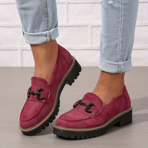 Women's Loafers With Horsebit Decoration