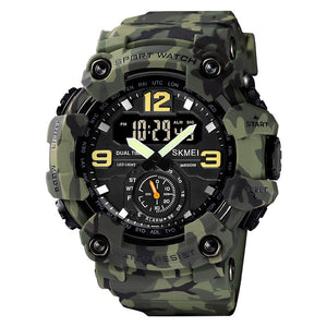 Outdoor Shockproof Plastic Men's Watch With Large Dial, Sports Digital Display, And Synchronized Electronic Watch