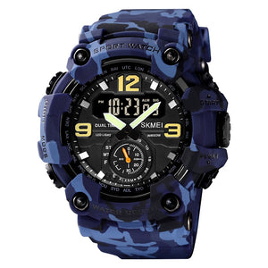 Outdoor Shockproof Plastic Men's Watch With Large Dial, Sports Digital Display, And Synchronized Electronic Watch