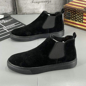 Autumnwinter Men's High-top Slip-on Shoes