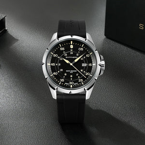 Youth Student Quartz Exam Watch Men's Silicone Waterproof 520 Gift For Boyfriend