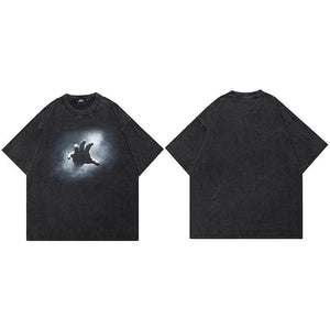 Hip Hop Streetwear Men T-Shirt Oversized