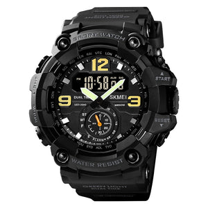 Outdoor Shockproof Plastic Men's Watch With Large Dial, Sports Digital Display, And Synchronized Electronic Watch
