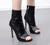 Chunky leather ankle boots