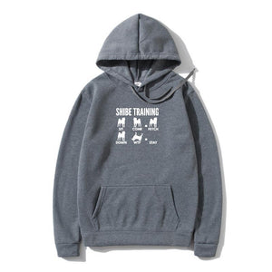 Training Dog Hoodie Sports Men Streetwear