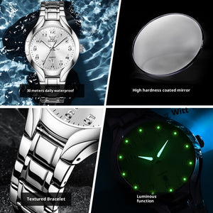 Men's Versatile Fashion Three-dimensional Dial Quartz Watch