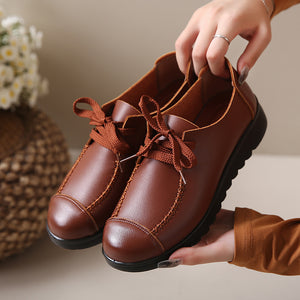 Women's Work Black Flat Soft Sole Anti-slip Shoes