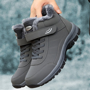 New Shoes For The Old Autumn And Winter High-top With Velvet Thick Cotton Shoes Non-slip Sneakers Mother Snow Boots