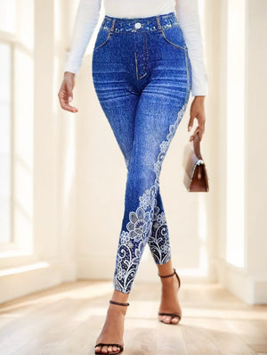 Women's Printed Jeans