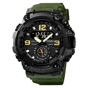 Outdoor Shockproof Plastic Men's Watch With Large Dial, Sports Digital Display, And Synchronized Electronic Watch