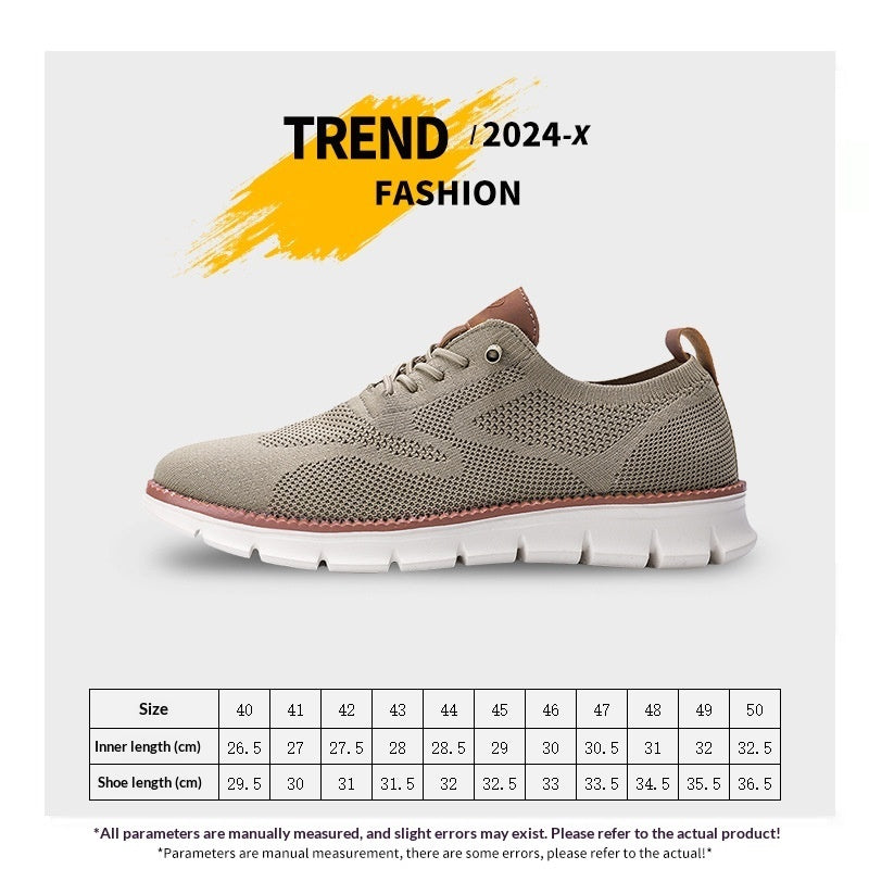 Men's Large Size Casual Shoes British Style