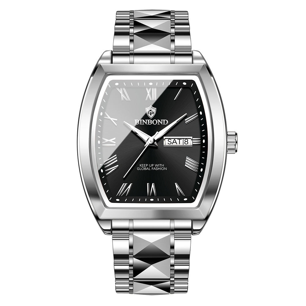 Men's Dual Calendar Luminous Quartz Watch